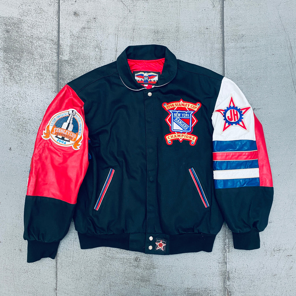 Black NFL Buffalo Bills Jeff Hamilton Bomber Jacket - Maker of Jacket