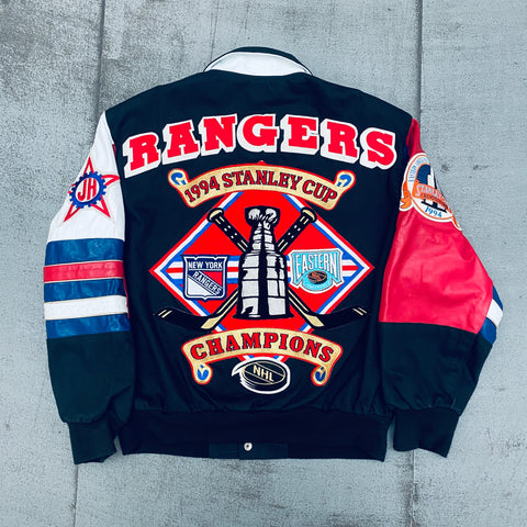 Vintage Starter Jacket New York Rangers NHL - BIDSTITCH