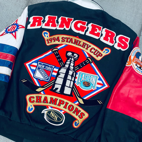 1994 NY Rangers Stanley Cup Blue Jacket