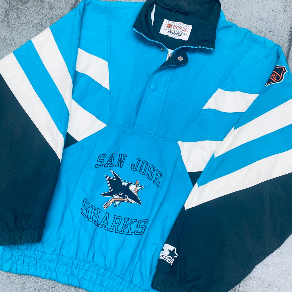 San Jose Sharks Teal Vintage 90’s Sweater XL