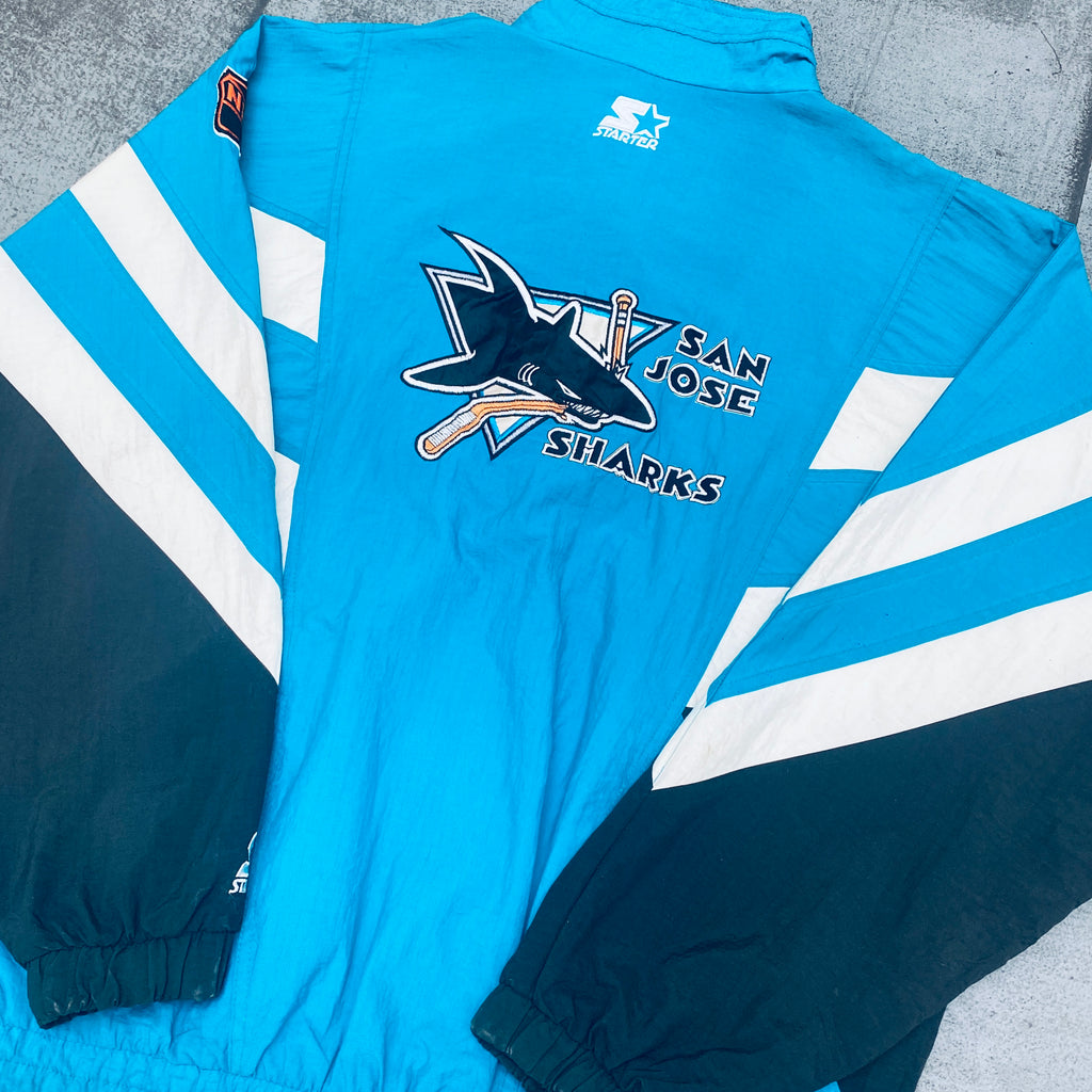Vintage San Jose Sharks Starter Jacket Vintage Hockey League -  Norway