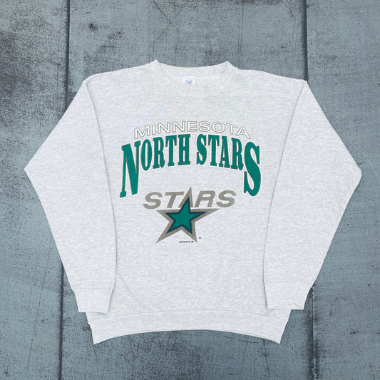 Minnesota North Stars: 1991 Graphic Spellout Sweat (M)