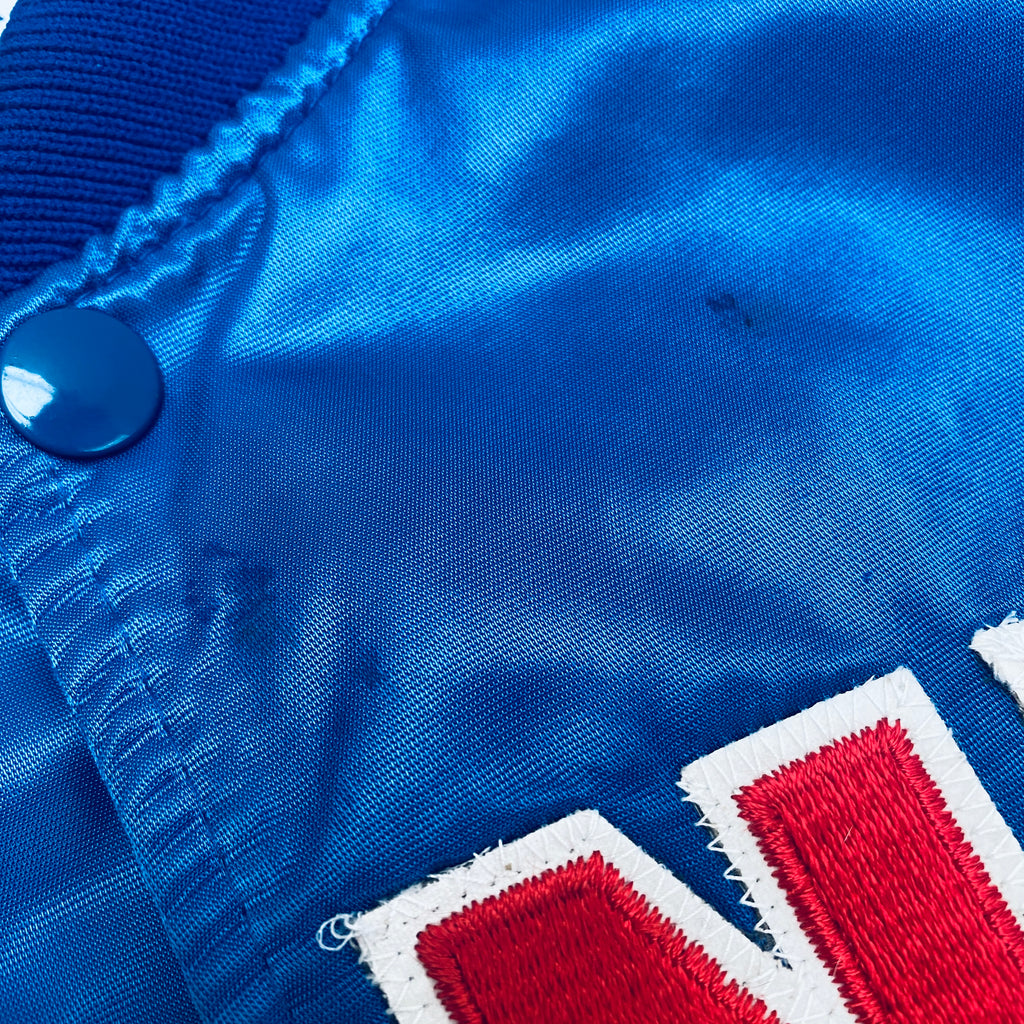 New York GIANTS Jacket Satin Bomber Jacket 1980s Football Jacket, Shop  Exile