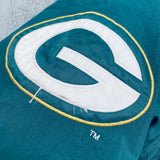 Green Bay Packers: 1990's Logo Athletic Diamond Spike Fullzip Proline Jacket (XL/XXL)