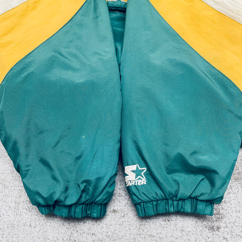 Green Bay Packers: 1990's 1/4 Zip Proline Starter Breakaway Jacket (XX –  National Vintage League Ltd.