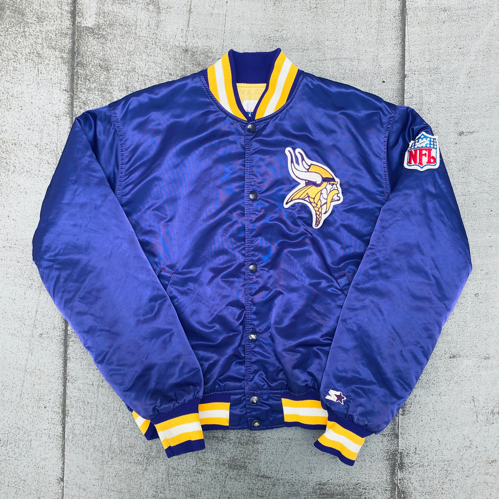 Minnesota Vikings: 1980's Satin Proline Starter Bomber Jacket (L) –  National Vintage League Ltd.