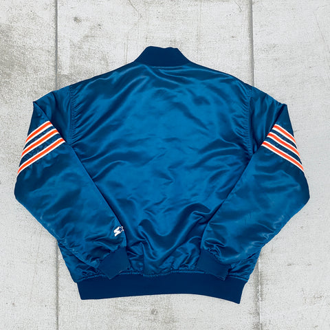 Vintage Chicago Bears 90's Spellout Satin Bomber Jacket -   Norway