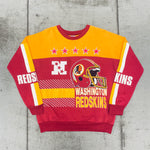 Washington Redskins: 1980's All Over Graphic Spellout Sweat (M/L)