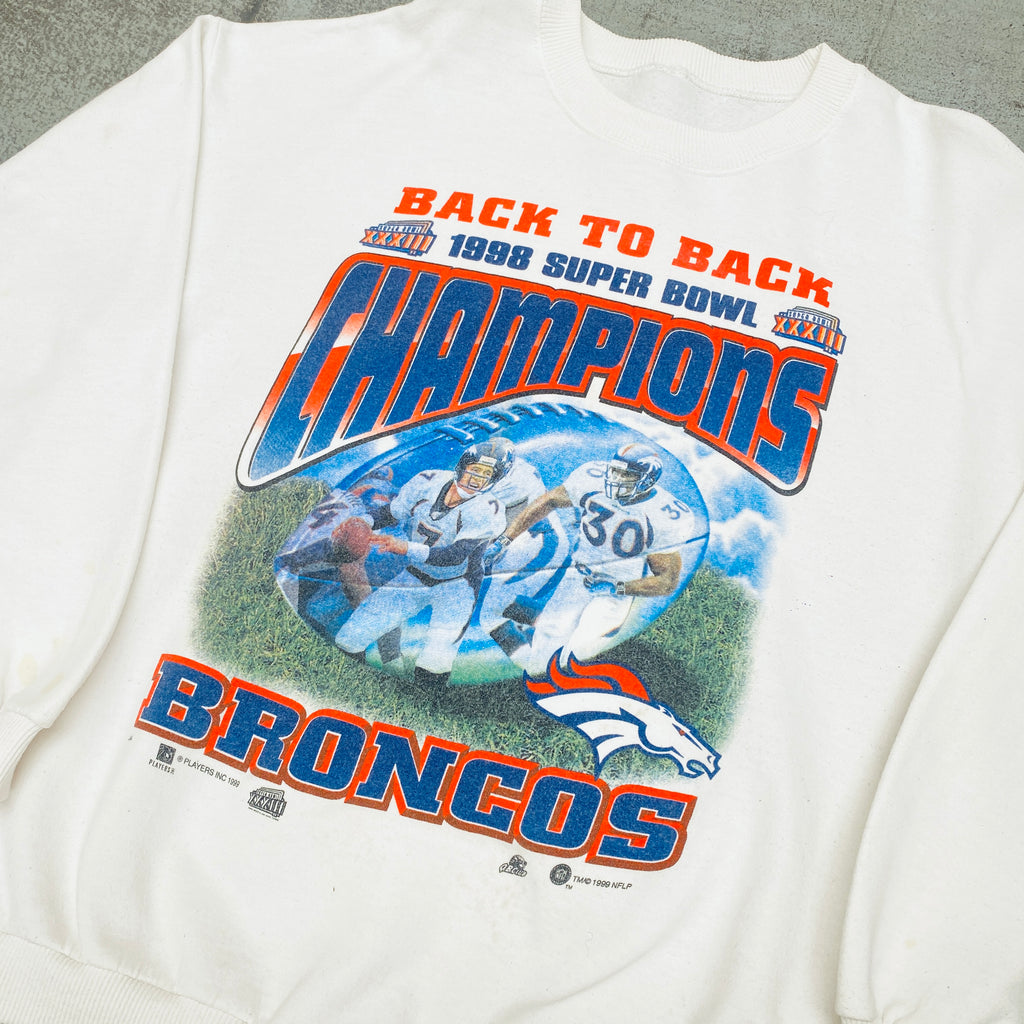 Denver Broncos: 1999 Back To Back Super Bowl Champions Sweat (XL
