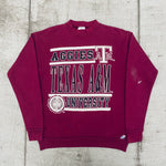 Texas A&M Aggies: 1990's Graphic Spellout Sweat (S)