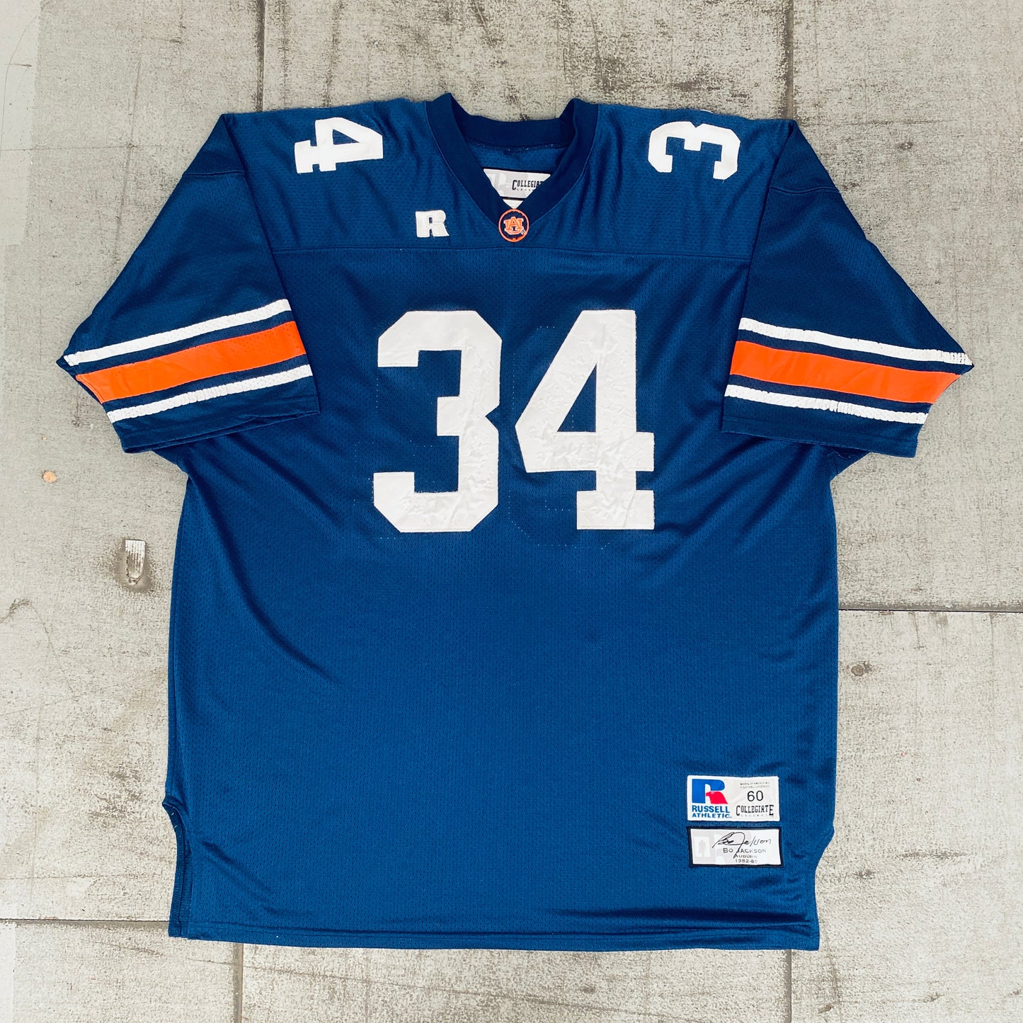 Auburn Tigers: Bo Jackson 1982-85 Russell Athletic Throwback Jersey - Stitched (XXXL)