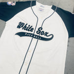 Chicago White Sox: 1990's Stitched Script Spellout Starter Baseball Jersey (XL)