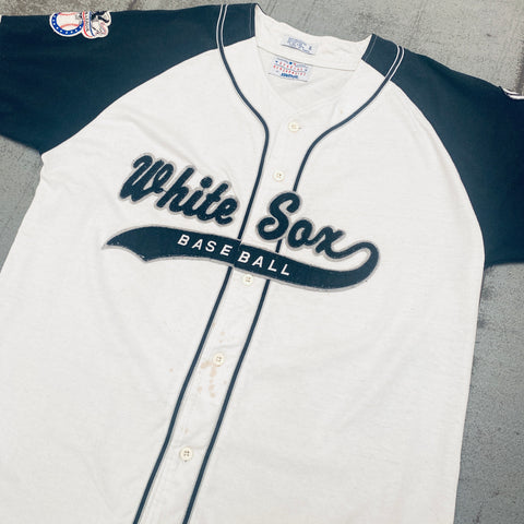 Chicago White Sox: 1990's Stitched Script Spellout Starter Baseball Je –  National Vintage League Ltd.