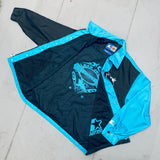 San Jose Sharks: 1993 Satin Fullzip Lightweight Starter Jacket (L/XL)