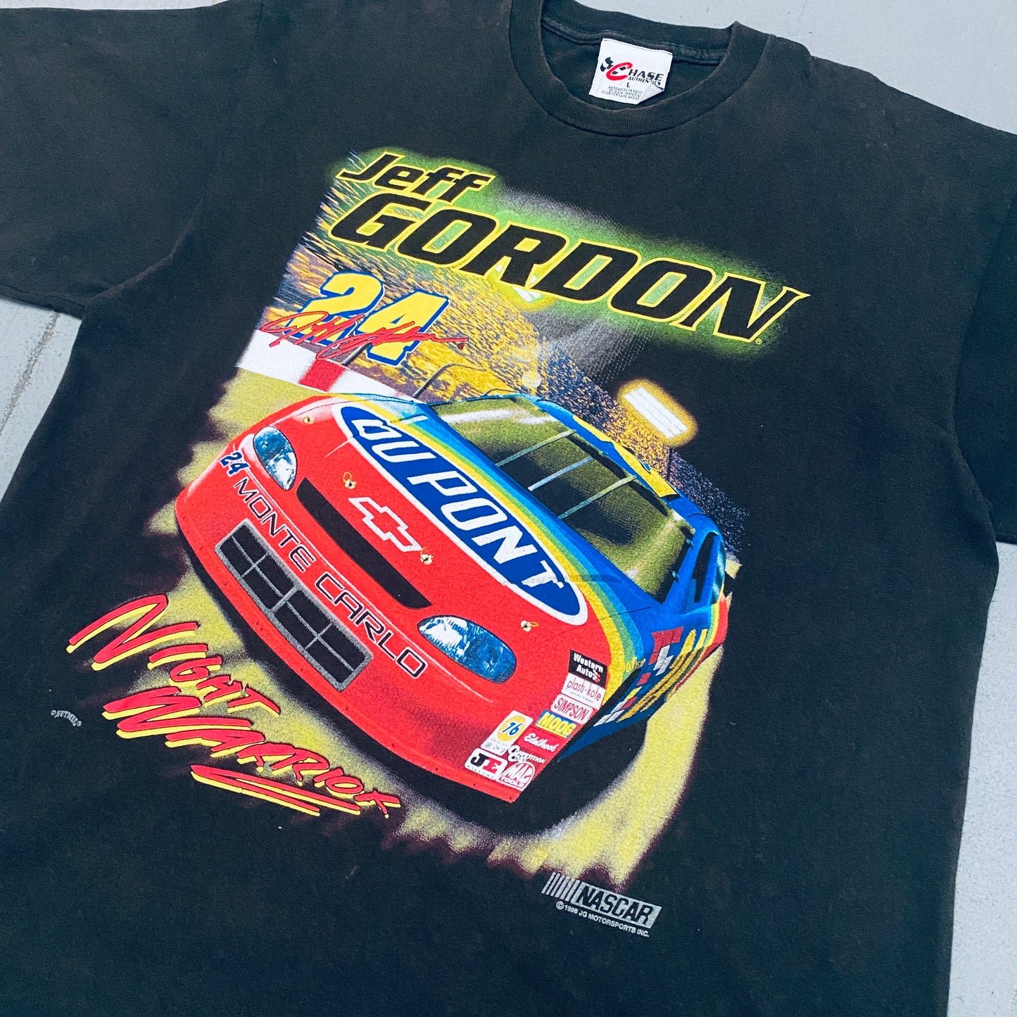 NASCAR: 1998 Jeff Gordon All Over Print Chase Authentics Tee (L)