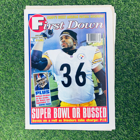 First Down Newspaper Issue 801. October 18-24, 2001