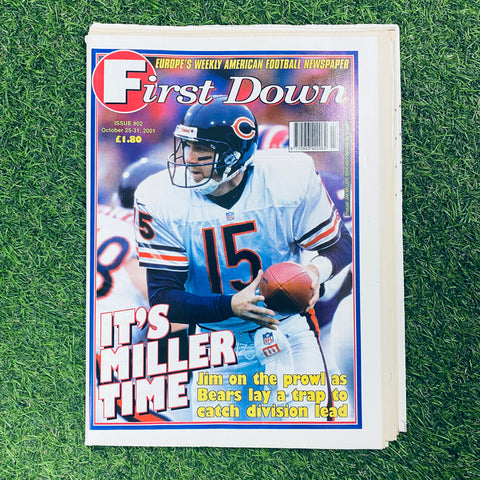 First Down Newspaper Issue 802. October 25-31, 2001