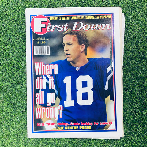 First Down Newspaper Issue 810. December 20-26, 2001