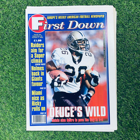 First Down Newspaper Issue 850. September 26 - October 2, 2002