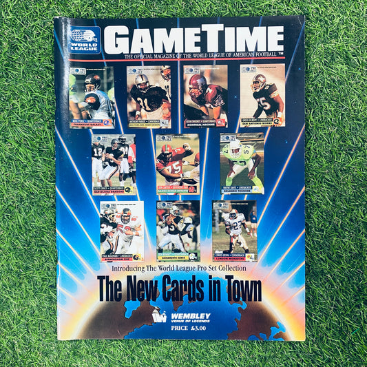 Game Time 1991 The Official Magazine Of The World League Of American Football