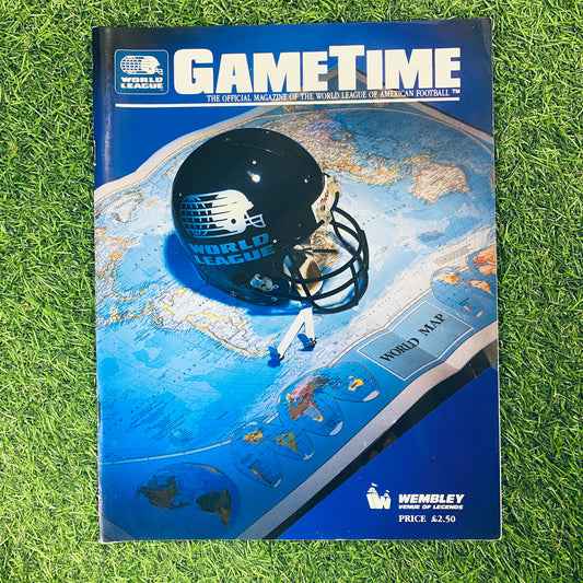 Game Time 1991 The Official Magazine Of The World League Of American Football