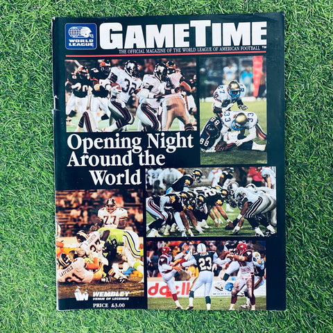 Game Time 1991 The Official Magazine Of The World League Of American Football