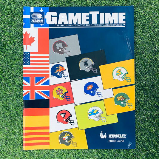 Game Time 1991 The Official Magazine Of The World League Of American Football