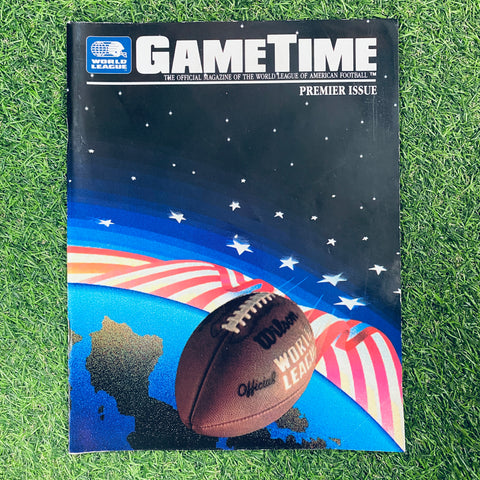 Game Time 1991 Premier Issue The Official Magazine Of The World League Of American Football