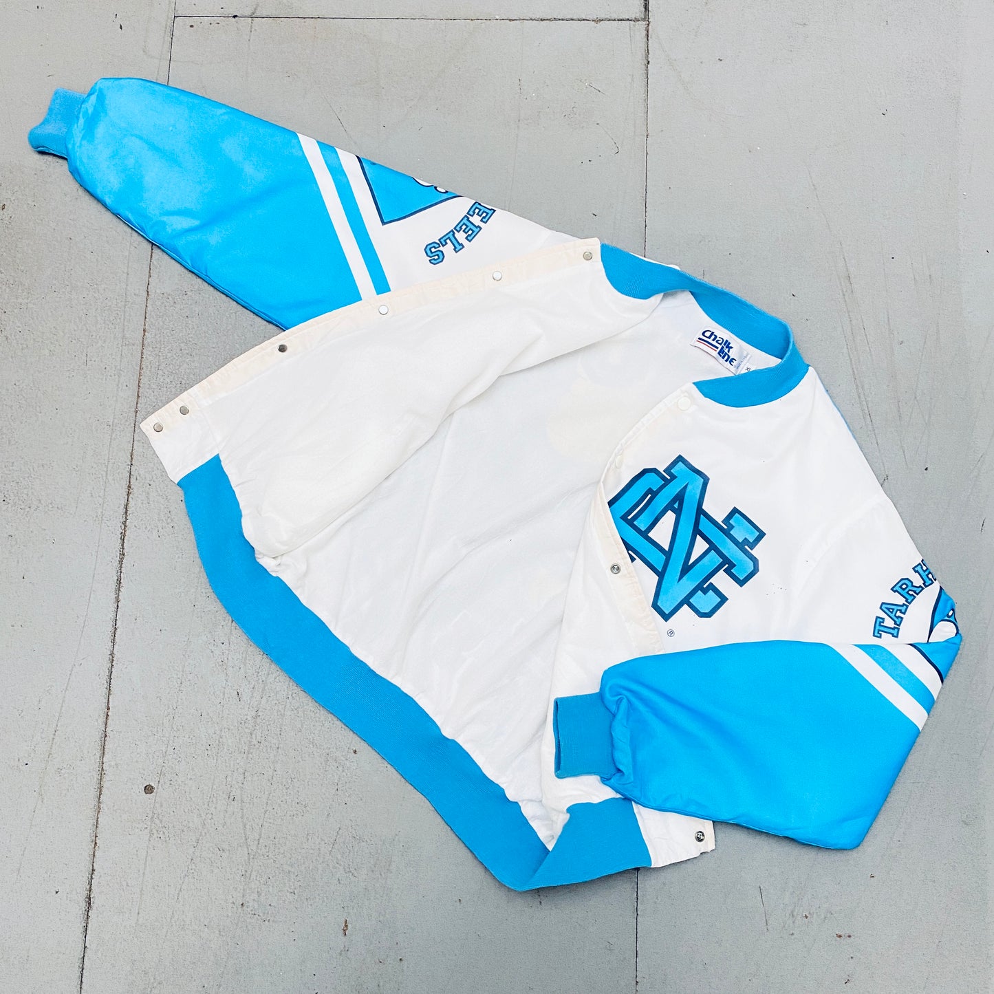 North Carolina Tar Heels: 1990's Chalk Line Fanimation Bomber Jacket (XL)