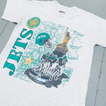 New York Jets: 1990's Nutmeg Mills Graphic Spellout Tee (S/M)