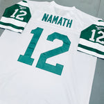 New York Jets: Joe Namath 1968 Throwback Jersey - Stitched (XXL)