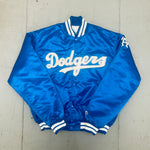 Los Angeles Dodgers: 1980's Satin Diamond Collection Starter Bomber Jacket (XL)