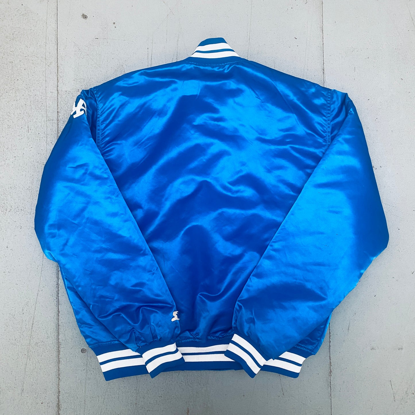 Los Angeles Dodgers: 1980's Satin Diamond Collection Starter Bomber Jacket (XL)