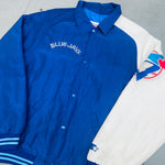 Toronto Blue Jays: 1990's Diamond Collection Coach's Dugout Starter Bomber Jacket (S)