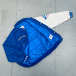 Toronto Blue Jays: 1990's Diamond Collection Coach's Dugout Starter Bomber Jacket (S)