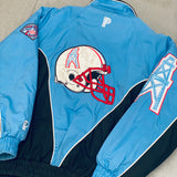 Houston Oilers: 1994 Pro Player Fullzip Jacket w/ 75th Anniversary Patch (L)