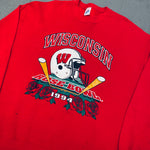 Wisconsin Badgers: 1994 Rose Bowl Graphic Spellout Sweat (L)