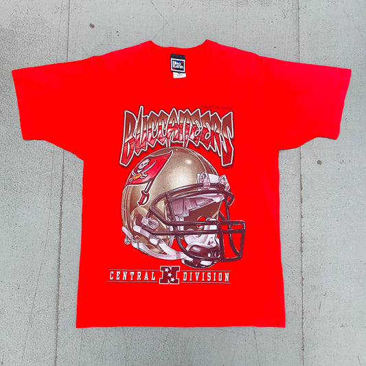 Tampa Bay Buccaneers: 1997 Pro Player Graphic Spellout Tee (M)