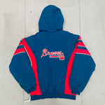 Atlanta Braves: 1990's 1/4 Zip Starter Breakaway Jacket (S/M)