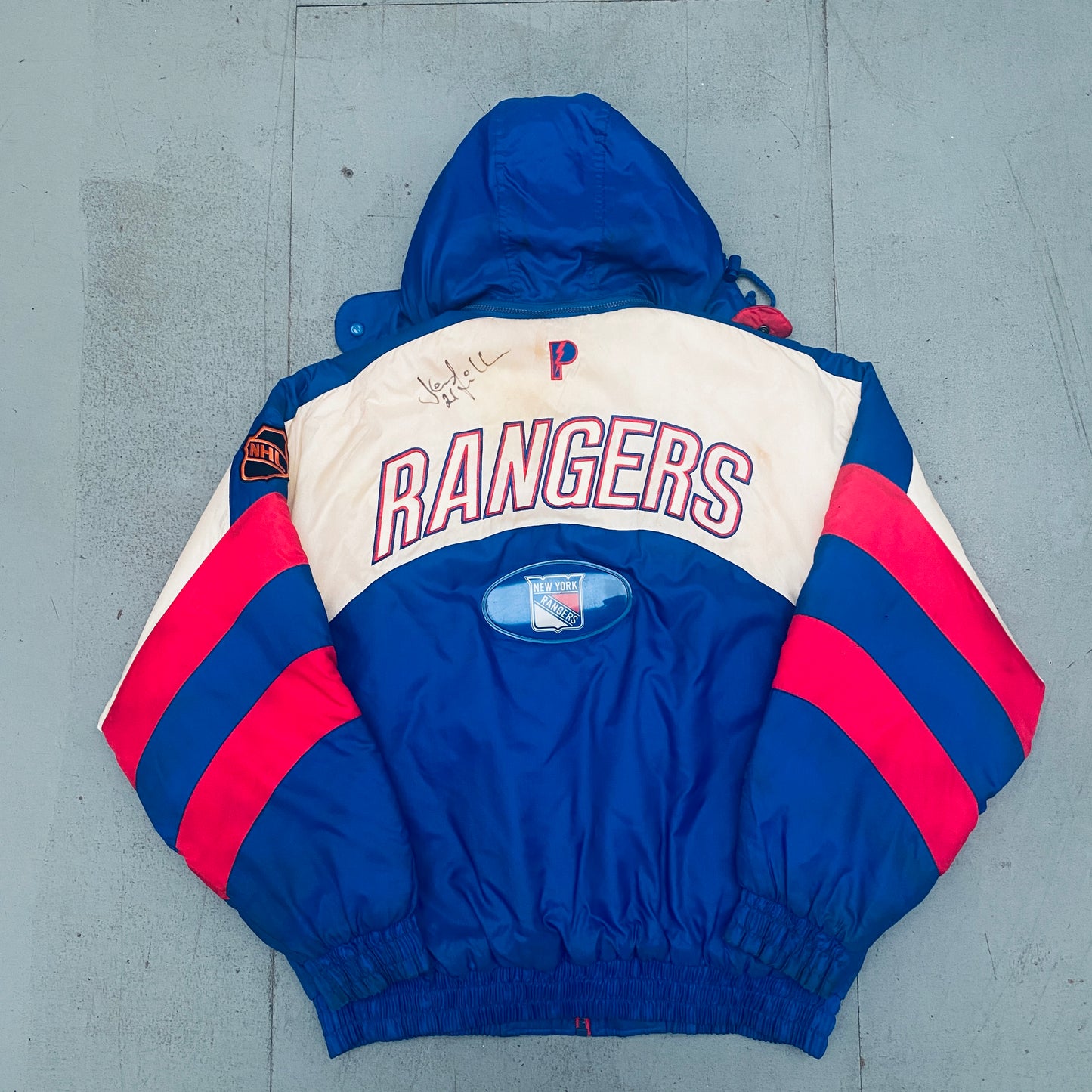 New York Rangers: 1990's Pro Player Fullzip Jacket (XL)