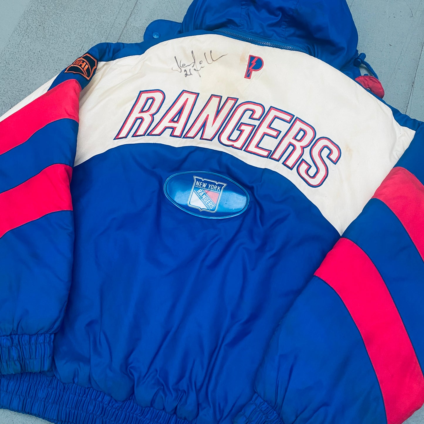 New York Rangers: 1990's Pro Player Fullzip Jacket (XL)