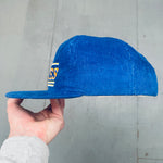 Buffalo Sabres: 1980's Corduroy Embroidered Spellout Snapback