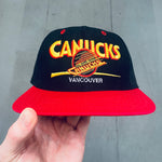 Vancouver Canucks: 1990's Embroidered Snapback - Deadstock BNWT