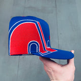 Quebec Nordiques: 1990's Embroidered Snapback - Dedstock BNWT