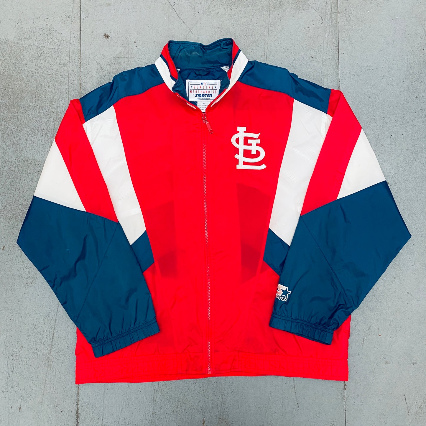 St. Louis Cardinals: 1990's Fullzip Starter Windbreaker (L)