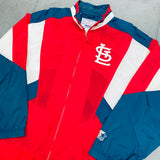 St. Louis Cardinals: 1990's Fullzip Starter Windbreaker (L)