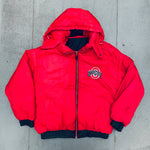 THE Ohio State Buckeyes: 1990's Pro Player Fullzip Reversible Jacket (L/XL)