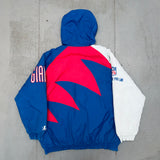 New York Giants: 1990's Logo Athletic Sharktooth Fullzip Proline Jacket (XL)