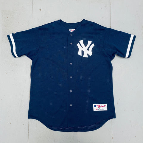 New York Yankees: Brett Gardner 2009 Navy Blue Majestic Stitched Jersey (L)