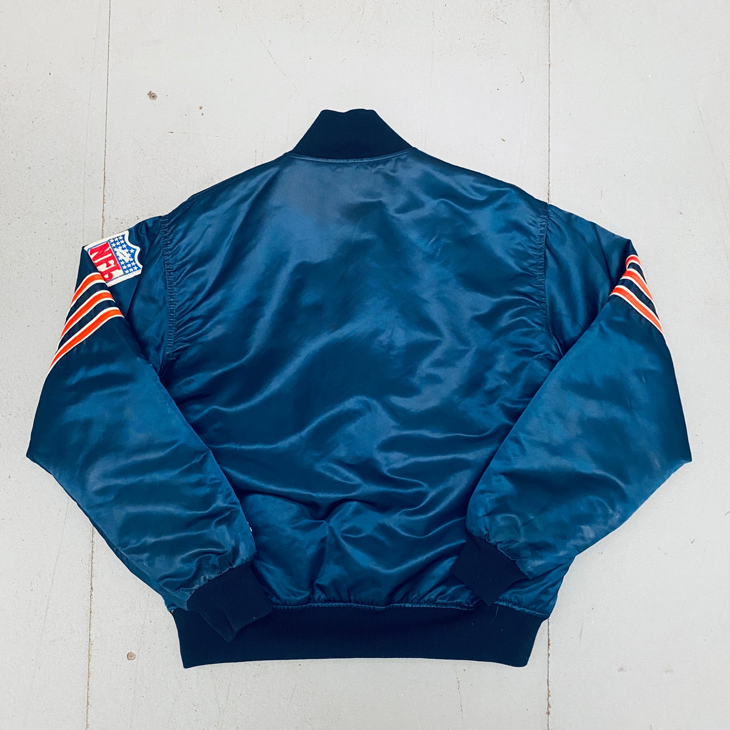 Chicago Bears: 1980's Satin "The Ditka" Proline Starter Bomber Jacket (L)